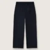 Pantaloni de jogging pentru bărbați din lână albastru închis