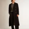 Pantaloni de jogging pentru bărbați din lână albastru închis