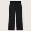 Pantaloni de jogging pentru bărbați din lână neagră