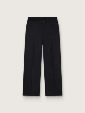 Pantaloni de jogging pentru bărbați din lână neagră
