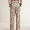 Pantaloni de jogging pentru femei cu imprimeu floral