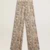 Pantaloni de jogging pentru femei cu imprimeu floral