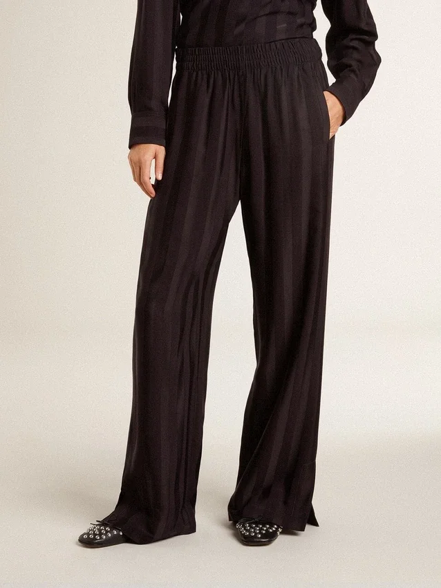 Pantaloni de jogging pentru femei cu tăietură la gleznă