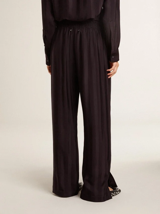 Pantaloni de jogging pentru femei cu tăietură la gleznă