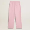 Pantaloni de jogging roz cu stea strălucitoare pe partea din față