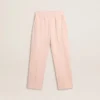 Pantaloni de jogging roz pentru fete, cu imprimeu
