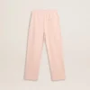 Pantaloni de jogging roz pentru fete, cu imprimeu