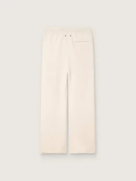 Pantaloni de trening unisex Star din fleece alb vintage