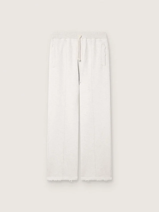 Pantaloni de trening unisex „Star” din fleece gri melanj