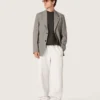 Pantaloni de trening unisex „Star” din fleece gri melanj