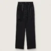 Pantaloni din denim de bumbac pentru femei, cu decorațiuni din cristale cu efect de umbră