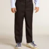 Pantaloni din lână albastru închis pentru băieți