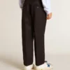 Pantaloni din lână albastru închis pentru băieți