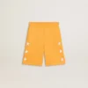 Pantaloni scurți galben muștar pentru băieți