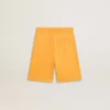 Pantaloni scurți galben muștar pentru băieți