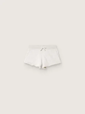 Pantaloni scurți pentru femei Star din fleece gri melanj