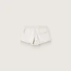 Pantaloni scurți pentru femei Star din fleece gri melanj