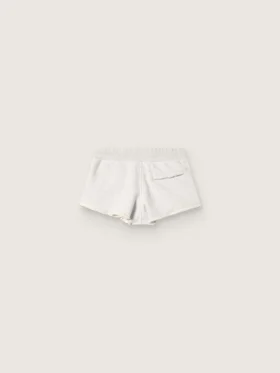 Pantaloni scurți pentru femei Star din fleece gri melanj