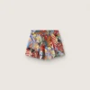 Pantaloni scurți pentru fete cu imprimeu multicolor
