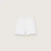 Pantaloni scurți sport albi pentru bărbați