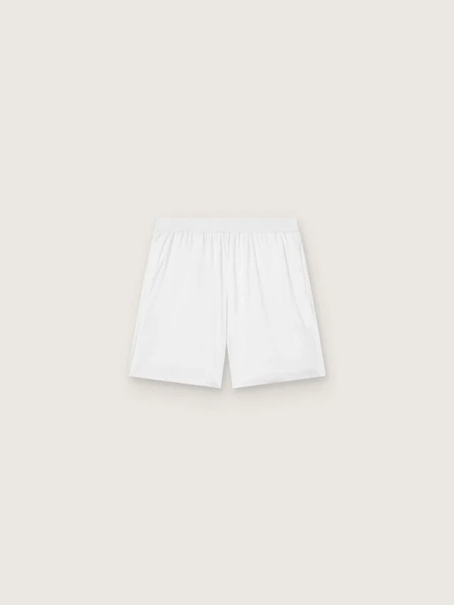 Pantaloni scurți sport albi pentru bărbați