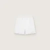 Pantaloni scurți sport albi pentru bărbați