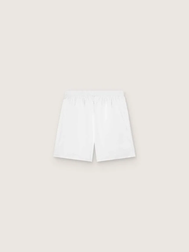 Pantaloni scurți sport albi pentru bărbați