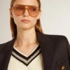 Pulover scurt pentru femei cu model împletit, cu borduri albastre și cristale