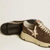 Running Sole din nailon și piele, cu stea din TPU și bandă de călcâi din nubuc