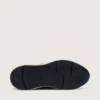 Running Sole pentru femei din nappa neagră și piele de căprioară