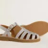 Sandale Maxime Junior cu micro-sclipici argintii