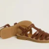 Sandale Maxime Junior din piele maro