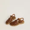 Sandale Maxime Young din piele maro