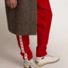 Sky-Star sneakersi cu semnătură pe gleznă și inserții din piele de ponei cu imprimeu leopard