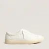 Sneakersi sustenabili Yatay Model 1B cu parte superioară albă pe bază biologică și Y alb