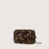 Star Bag mini din piele de ponei cu imprimeu animalier și stea ton pe ton