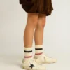 Super-Star pentru copii din piele, cu stea strălucitoare și bandă pe călcâi