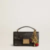 Talisman din alamă de culoare aurie cu semnătura golden goose
