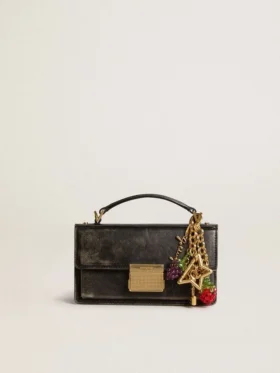 Talisman din alamă de culoare aurie cu semnătura golden goose