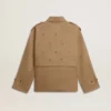 Trench oversized pentru femei cu cristale