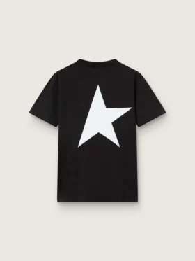 Tricou din colecția Star Collection, cu logo și stea albe contrastante