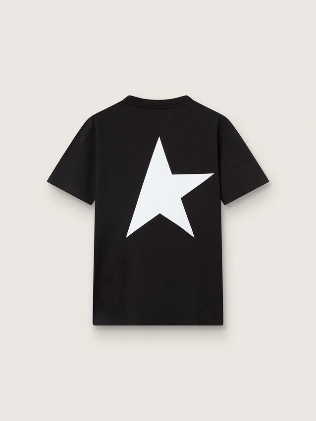 Tricou din colecția Star Collection, cu logo și stea albe contrastante