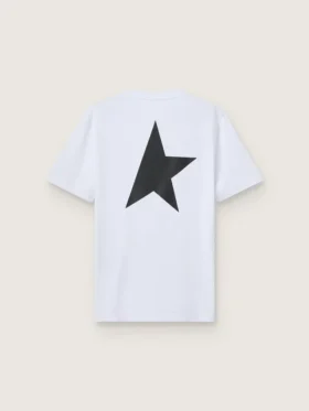 Tricou din colecția Star Collection cu logo și stea negre contrastante