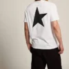 Tricou din colecția Star Collection cu logo și stea negre contrastante