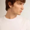 Tricou din colecția Star Collection cu stea neagră pe față