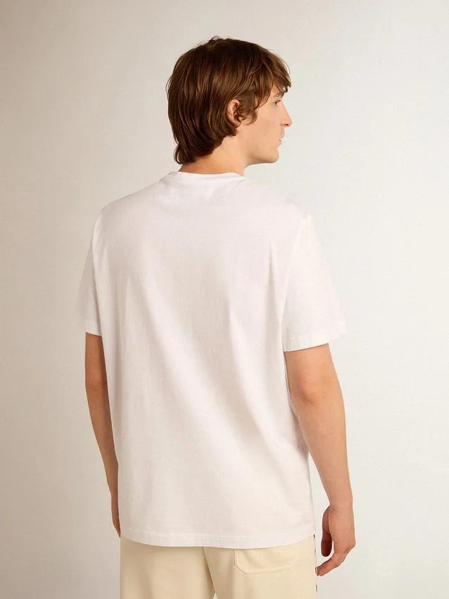 Tricou din colecția Star Collection cu stea neagră pe față